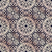 Square Pattern panel for laser cutting with mandalas.