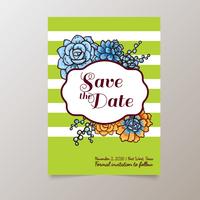 Wedding. Save The date vector