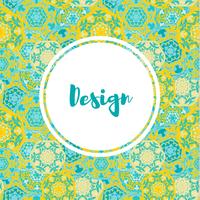 Conjunto de banners de plantillas. Patrón de mandala floral y adornos. vector