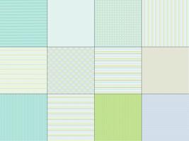 Blue Green Stripe  Plaid Patterns vector