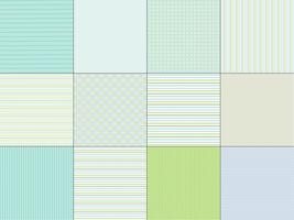 Blue Green Stripe  Plaid Patterns vector