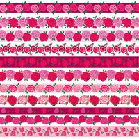 rose border patterns vector