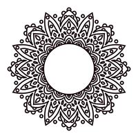 Mandalas. Ethnic decorative elements in a circle.  vector