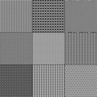 mod black and white geometric patterns