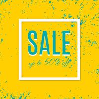 Sale poster with percent discount vector