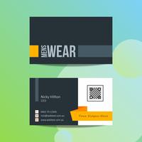 Professional Business Card Design Template  vector