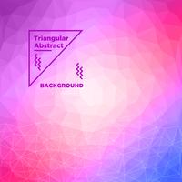 Triangular Polygonal Background vector