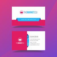 Plantilla de diseño de tarjeta profesional vector