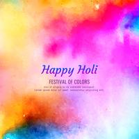 Abstract Happy Holi beautiful background vector