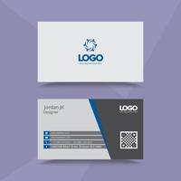 Plantilla de diseño de tarjeta profesional vector