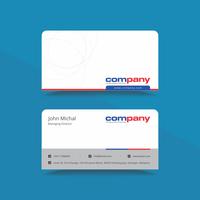 Professional Business Card Design Template  vector