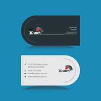 Professional Business Card Design Template  vector