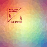 Triangular Polygonal Background vector