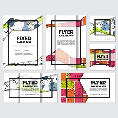 memphis background style Design Template