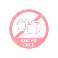 Icono libre de azúcar. vector