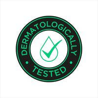 Dermatologically Tested icon vector