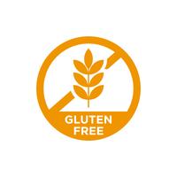 Gluten free icon vector