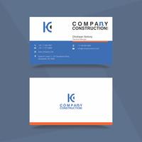 Professional Business Card Design Template  vector