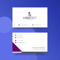 Professional Business Card Design Template  vector