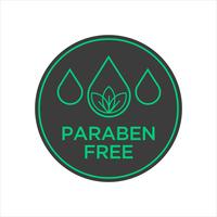 Paraben Free Icon.  vector