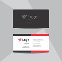 Plantilla de diseño de tarjeta profesional vector