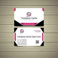 New Model Buiness Card vector