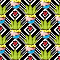 Trend of cactuspatterns  vector