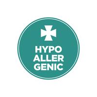 Hypoallergenic green icon vector