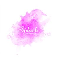 Stylish colorful watercolor splash design vector