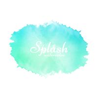Colorful watercolor splash decorative design background vector