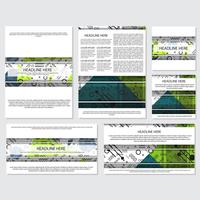 memphis background style Design Template vector