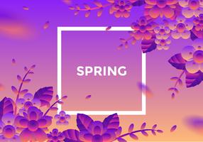 Spring Background Vector