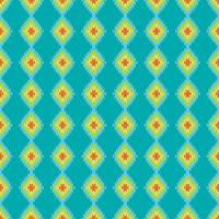 Mexican Folkloric  tracery textile seamless pattern vector