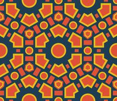 Seamless texture with geometric ornament.  vector