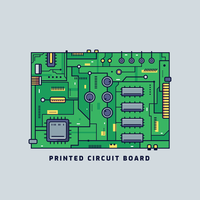 Printed Circuit Board Vector