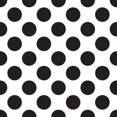 seamless patterns with white and black peas polka dot.