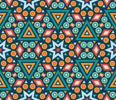 Retro different seamless patterns tiling.  vector