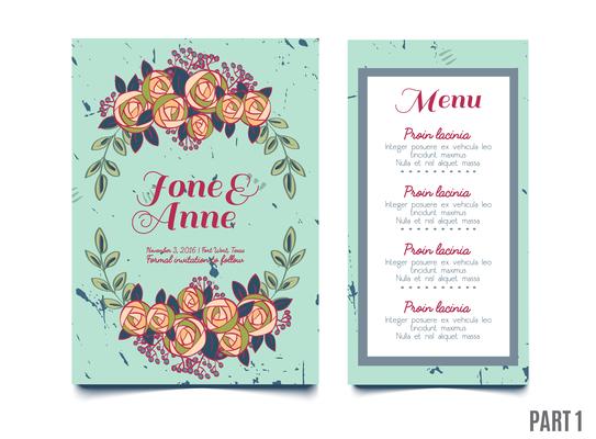 weddings, save the date invitation, RSVP and thank you cards. 