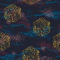 Abstract cosmic seamless pattern. vector