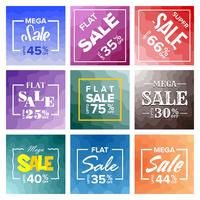 Sale Banner Marble on Background vector