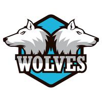 wolf logo vector