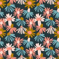 Floral seamless pattern. Vector design