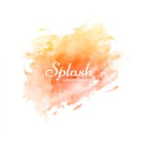 Abstract colorful watercolor splash design background vector