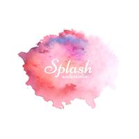 Modern colorful watercolor splash background vector
