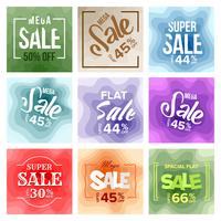Sale Banner Marble on Background vector