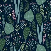 Floral seamless pattern. Vector design for different surfaces.