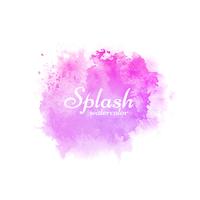 Colorful watercolor splash decorative design background vector