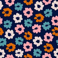 Floral abstract seamless pattern. Vector design for different surfases.