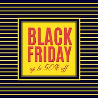 Black Friday Sale Poster design  vector