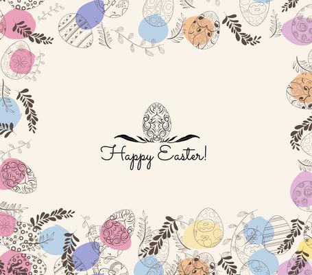 Easter greeting card